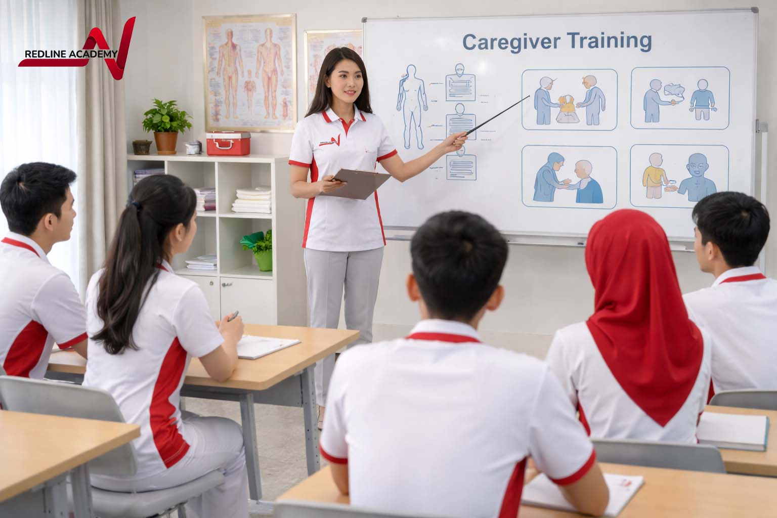 Calon caregiver mempersiapkan langkah awal untuk memulai jalur karier profesional.